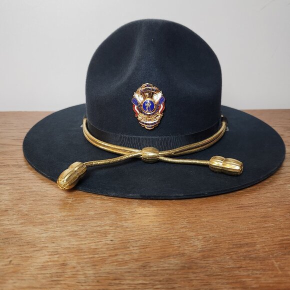 Stratton Campaign Felt Hat F40 Size 7 1/4 - Picture 1 of 9